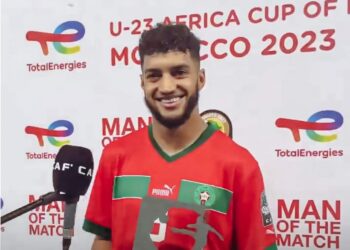 اسماعيل الصيباري احسن لاعب أمام غانا