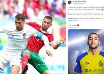 حكيم زياش الى النصر السعودي لمجاورة رونالدو