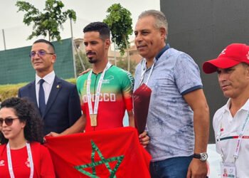 الألعاب الرياضية العربية( الجزائر 2023).. محسن الكورجي يهدي المغرب ميدالية ذهبية ثانية في سباق ضد الساعة فردي