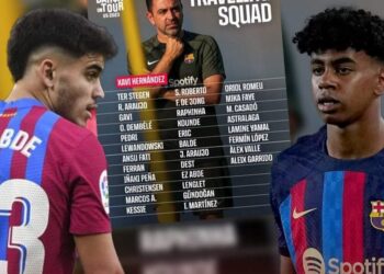 عبد الصمد الزلزولي ولامين جمال يرافقان برشلونة إلى أمريكا