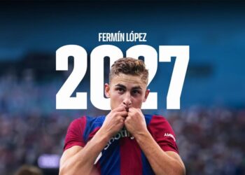 برشلونة يجدد عقد فيرمين لوبيز حتى 2027