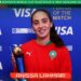 المغربية أنيسة لحماري تحرز جائزة أفضل لاعبة أمام كولومبيا