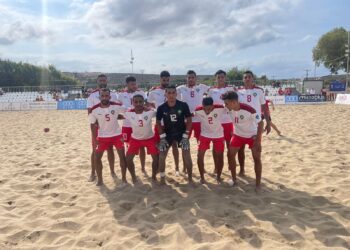 المنتخب الوطني لكرة القدم الشاطئية يفوز على اليونان