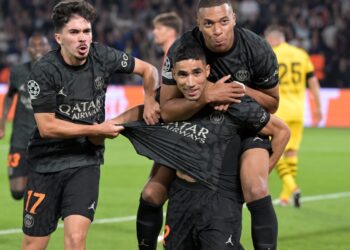 حكيمي يساهم في فوز سان جيرمان على بوروسيا دورتموند في دوري الأبطال