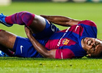 قائمة المصابين في برشلونة