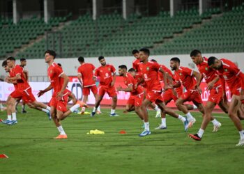 المنتخب المغربي يخوض أخر حصة تدريبية قبل مواجهة ليبيريا