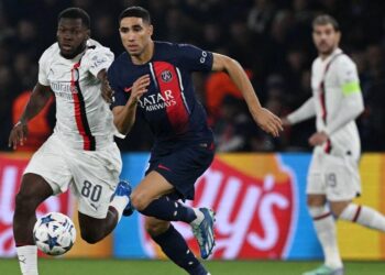 سان جيرمان يفوز على ميلان بثلاثية وحكيمي يشارك في 92 دقيقة