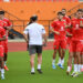 المنتخب الوطني يجري اول حصة تدريبية بكوت ديفوار والصيباري “الجو مختلف عن المغرب ولكن عجبني الحال”