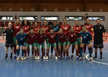 فيديو لتداريب المنتخب الوطني لكرة القدم النسوية لكرة القدم داخل القاعة