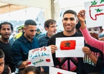 صور… أشرف حكيمي يزور أشرف حكيمي مركز جماعة تمالوكت بإقليم تارودانت