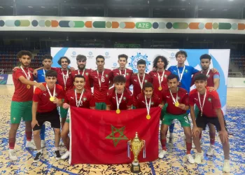 المنتخب الوطني لأقل من 19 عاما يتوج بلقب دوري حيضر ألييف لكرة القدم داخل القاعة