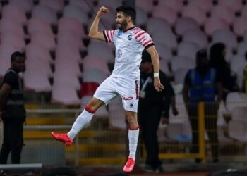 كريم البركاوي يسجل هدفين أمام إتحاد جدة