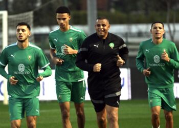 المنتخب المغربي يحوض أول حصة تدريبية بمركز محمد السادس