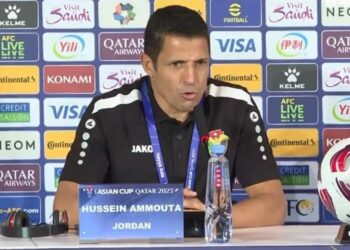 عموتة مدرب المنتخب الأردني: لم نتعمد الخسارة أمام البحرين