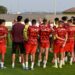 المنتخب الوطني يجري اخر حصة تدريبية قبل لقاء تنزانيا