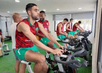 المنتخب المغربي يخوض حصة تدريبية خفيفة قبل مواجهة زامبيا
