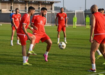 المنتخب المغربي يواصل تحضيراته لمواجهة تنزانيا