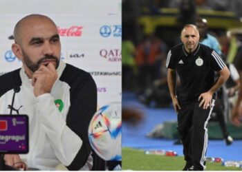 جمال بلماضي ينوه بوليد الركراكي قبل مواجهة تنزانيا