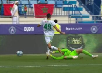 الرجاء الرياضي يفوز على ووهان الصيني بهدف نظيف