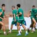 الفريق الوطني يجري ثاني حصة تدريبية إستعدادا لنهائيات كأس أمم إفريقيا ..