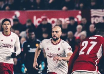سفيان أمرابط يساهم في فوز مانشستر يونايتد على  بنوتينغهام فورست في كأس الإتحاد الإنجليزي