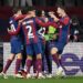 برشلونة يبلغ ربع نهائي دوري أبطال أوروبا بثلاثية في مرمى نابولي