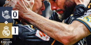 ريال مدريد يفوز على ريال سوسيداد ويقترب بقوة من حسم لقب الليغا