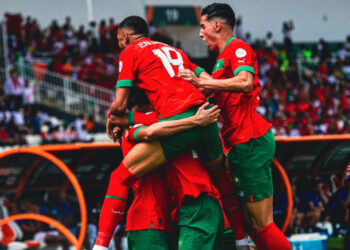 المنتخب المغربي ينهي الشوط الأول متقدما على الكونغو برباعية نظيفة