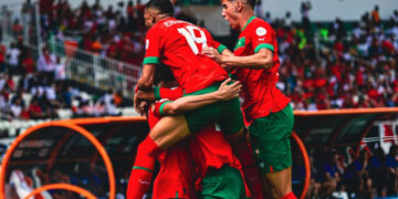 المنتخب المغربي ينهي الشوط الأول متقدما على الكونغو برباعية نظيفة
