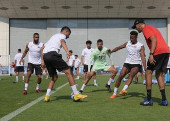 المنتخب الوطني الأولمبي ينهي استعداداته للقاء العراق