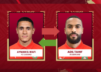 عادل تاحيف يعوض أيمن الوافي في الألعاب الأولمبية