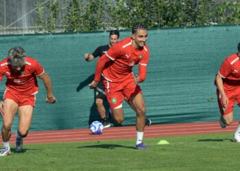 في غياب العزوزي…المنتخب الأولمبي يواصل استعداداته لدورة الألعاب الأولمبية