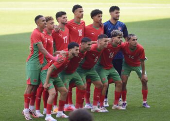 اخوماش ورحيمي يقودان تشكيلة الأولمبين أمام العراق