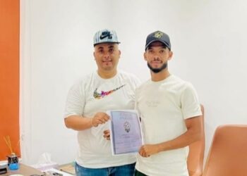 نادي أولمبيك الزاوية الليبي يجدد عقد المغربي أيوب المالكي