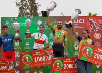 إقليم الفقيه بن صالح….إدريس العلواني يتوج بكأس العرش لسباق الدراجات