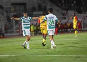 الرجاء يتأهل للدور الثاني التمهيدي من دوري أبطال أفريقيا عقب الفوز على الحرس الوطني بخماسية نظيفة