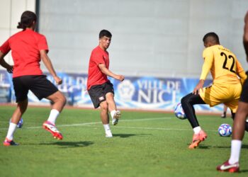 حصة تدريبية خفيفة للاعبي المنتخب الأولمبي