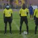 الايفواري فرانكلين كبان يقود مباراة المنتخب المغربي أمام ليسوتو