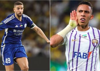 سفيان رحيمي وعادل تاعرابت مرشحان لجائزة أفضل لاعب لشهر غشت