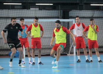 المنتخب المغربي للفوتسال يستعد للقاء طاجيكستان