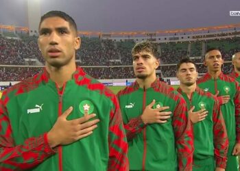 المنتخب المغربي ينهي الشوط الأول متقدما على الغابون بثنائية