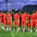 المنتخب الوطني يخوض اول حصة تدريبية استعدادا لمواجهة الغابون وليسوطو