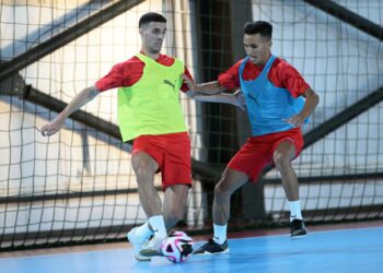 منتخب الفوتسال يواصل استعداداته للمشاركة في كاس العالم