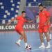 المنتخب المنتخب الوطني لكرة القدم داخل القاعة يُجري آخر حصة تدريبية قبل لقاء إيران