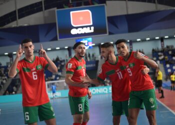 المنتخب المغربي لـ”الفوتسال يضرب موعدا مع البرازيل في ربع نهائي كأس العالم
