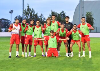المنتخب المغربي يرفع من وتيرة التداريب قبل مواجهة الغابون
