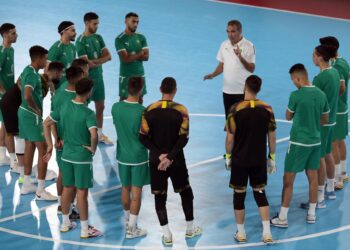 المنتخب الوطني لكرة القدم داخل القاعة يستعد للقاء البرتغال