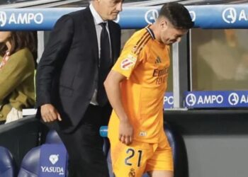 ابراهيم دياز يغيب عن ريال مدريد عدة أسابيع
