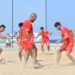 المنتخب الوطني لكرة القدم الشاطئية يجري أول حصة تدريبية بالغردقة استعدادا لكاس أفريقيا