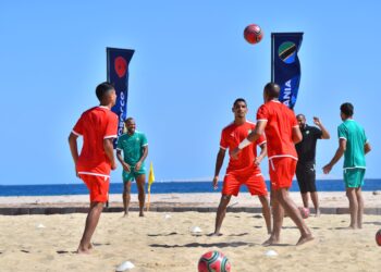 كأس إفريقيا لكرة القدم الشاطئية: المنتخب الوطني يستعد لمباراته أمام غانا